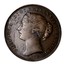 Canada One Penny Token Victoria 1856 Without LCW KM# 6 VICTORIA D:G: BRITANNIAR:REG:F:D: 1856 coin obverse
