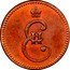 Russia Polushka Novodel 1796 Anninsky Mint KM# N269 Е II coin obverse