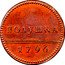 Russia Polushka Novodel 1796 Anninsky Mint KM# N269 ПОЛУШКА 1796 coin reverse