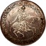 Russia Rouble Novodel ND (1654) Moscow Mint KM# NAA2 БЖЇЄЮ МЛСТЇЮ ВЕЛЇКИЇ ГДРЬ ФЬЇ ВЕЛЇКИЇ КНЅЬ ЯЛЕКЕЇ МИХЇЛОВЇЧЬ ВСЕЯ ВЕЛИКЇЯЇ МЯЛЬЯРОСИЇ coin obverse