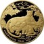 Russia Ten Thousand Roubles Caucasian Leopard 2011 ММД Prooflike; Moscow Mint СОХРАНИМ НАШ МИР coin reverse