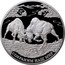 Russia Twenty Five Roubles Elk Moose Protect Our World 2015 ММД Proof; Moscow Mint СОХРАНИМ НАШ МИР coin reverse