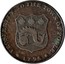 UK 1/2 penny (Dorset - Poole J. Bayly) PROSPERITY TO THE TOWN OF POOLE * 1795 * coin reverse