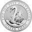 Australia 1 Dollar Australian Swan 2018 P BU THE 1 OZ 9999 AUSTRALIAN SILVER SWAN coin reverse