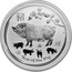 Australia 1 Dollar Year of the Pig 2019  YEAR OF THE PIG P AH coin reverse