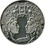 Belarus 1 Rouble Gemini 2014 Antique finish KM# A484 GEMINI coin reverse