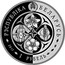 Belarus 1 Rouble Potentilla Rupestris 2017 Proof-like РЭСПУБЛІКА БЕЛАРУСЬ 2017 1 РУБЕЛЬ coin obverse
