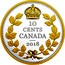 Canada 10 Cents Legacy of the Dime - Dot 2018 Dot Proof 10 CENTS CANADA 2018 coin reverse