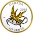 Canada 10 Cents Legacy of the Dime: Wing of Peace 2018 Maple Leaf Proof CANADA 2018 10 CENTS AC coin reverse