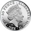 UK 10 Pence Britannia 2018 Proof 10 PENCE • ELIZABETH II • D • G • REG • F • D J.C coin obverse