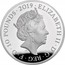 UK 10 Pounds Tower of London - Legend of the Ravens 2019 Proof • 10 POUNDS • 2019 • ELIZABETH II • D • G • REG • F • D • J.C coin obverse
