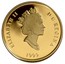 Canada 100 Dollars The Newfoundland's Confederation 1999 Proof KM# 341 ELIZABETH II D ∙ G ∙ REGINA 1999 coin obverse