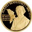 Moldova 100 Lei Alexei Mateevici 2017 proof ALEXEI MATEEVICI 1888-1917 LIMBA NOASTRĂ-I O COMOARĂ ÎN ADÂNCURI ÎNFUNDATĂ UN ȘIRAG DE PIATRĂ RARĂ PE MOȘIE REVĂRSATĂ... coin reverse