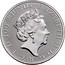 UK 100 Pounds Unicorn of Scotland - Queen's Beasts 2019 Bullion ELIZABETH II ∙ D ∙ G ∙ REG ∙ F ∙ D ∙ 100 POUNDS ∙ J.C coin obverse
