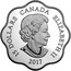 Canada 15 Dollars Lunar Lotus Year of the Rooster 2017 15 DOLLARS CANADA ELIZABETH II 2017 coin obverse