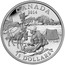 Canada 15 Dollars The Gold Rush 2014 Matte Proof KM# 1658 CANADA 2014 JM 15 DOLLARS coin reverse