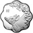 Canada 15 Dollars Year of the Pig Lunar 2019 Proof CRR coin reverse
