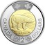 Canada 2 Dollars 150th Anniversary of Canadian Confederation Polar Bear 2017 Maple Leaf Proof CANADA 2 DOLLARS coin reverse
