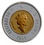 Canada 2 Dollars Nunavut 1999 Proof KM# 357b ELIZABETH II D ∙ G ∙ REGINA 1999 22K CENTRE CENTRE 22C coin obverse