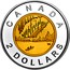 Canada 2 Dollars Our Home and Native Land 2017 Proof, inner core gold-plated CANADA TH 2 DOLLARS coin reverse