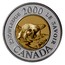 Canada 2 Dollars Path of Knowledge - Polar Bear 2000 Proof KM# 399a KNOWLEDGE 2000 LE SAVOIR CANADA coin reverse