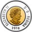 Canada 2 Dollars Polar Bear Toonie 2016 Proof set (150th Anniversary of the Transatlantic Cable) ELIZABETH II D G REGINA 2016 SB coin obverse