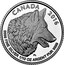 Canada 2 Dollars The Wolf 2016 KM# 1907 CANADA 2016 9999 FINE SILVER 1/10 OZ ARGENT PUR 9999 PL coin reverse