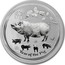 Australia 2 Dollars Year of the Pig 2019 YEAR OF THE PIG coin reverse