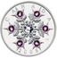 Canada 20 Dollars Amethyst Crystal Snowflake 2008 Proof KM# 811 CANADA 2008 coin reverse