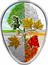 Canada 20 Dollars Four Seasons of the Maple 2018 Proof  coin reverse