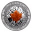 Canada 20 Dollars Majestic Maple Leaves with Drusy Stone 2016 Proof KM# 2162 CANADA TB 20 DOLLARS coin reverse