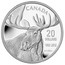 Canada 20 Dollars Robert Bateman Bull Moose 2012 Proof KM# 1280 CANADA 20 DOLLARS 1962-2012 (SIGNATURE) ROBERT BETMAN coin reverse
