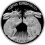 Belarus 20 Roubles Hares 2014 Proof KM# 539 LEPUS EUROPAEUS ЗАЙЦЫ coin reverse
