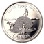 Canada 25 Cents August - The Pioneer Spirit 1999 Proof KM# 349a AUGUST 1999 AOÛT AB CANADA coin reverse