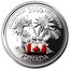 Canada 25 Cents Canada Day 2000 KM# 383.1 CANADA CELEBRATION 2000 CÉLÉBRATION LP coin reverse