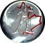Canada 25 Cents Cross-country skiing 2009  25 CENTS VANCOUVER 2010 coin reverse