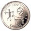Canada 25 Cents February - Etched in Stone 1999 Proof KM# 343a FEBRUARY 1999 FÉVRIER LS CANADA coin reverse