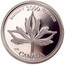 Canada 25 Cents June - Harmony 2000 Proof KM# 377a HARMONY 2000 HARMONIE HD CANADA coin reverse
