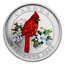 Canada 25 Cents Northern Cardinal 2008 Maple leaf Specimen KM# 774 CANADA 25 CENTS 2008 coin reverse