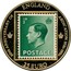 UK 25 Euro 60th Anniversary England 1996 X# M19 60TH ANNIVERSARY OF ENGLAND ABDICATION 1936-1996 1/2D POSTAGE 25 EURO coin reverse