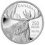 Canada 250 Dollars The Moose Family - Robert Bateman 2012 Proof KM# 1277 CANADA 250 DOLLARS 1962 - 2012 coin reverse