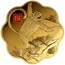 Canada 2500 Dollars Lunar Lotus Year of the Monkey 2016 Proof with Enamel CRR coin reverse