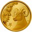 Canada 2500 Dollars Year of the Sheep 2015 Proof CRR coin reverse