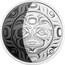 Canada 30 Dollars Phases of the Moon - Partially Veiled Moon 2017 Proof AE coin reverse