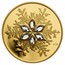 Canada 300 Dollars Crystal Snowflake 2006 Proof KM# 680 KW coin reverse