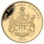 Canada 300 Dollars Saskatchewan Coat of Arms 2014 KM# 1592 300 DOLLARS CANADA MULTIS E GENTIBUS VIRES 2014 coin reverse