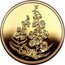 Canada 350 Dollars Yukon Fireweed 2004 Proof CAD coin reverse