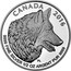 Canada 4 Dollars The Wolf 2016 KM# 1909 CANADA 2016 9999 FINE SILVER 1/2 OZ ARGENT PUR 9999 PL coin reverse