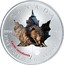 Canada 5 Dollars Beaver 2015 CANADA 9999 9999 FINE SILVER 1 OZ ARGENT PUR CASTOR CANADENSIS coin reverse