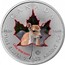 Canada 5 Dollars Calf 2016 CANADA 9999 9999 FINE SILVER 1 OZ ARGENT PUR LITTLE WILD ONES coin reverse